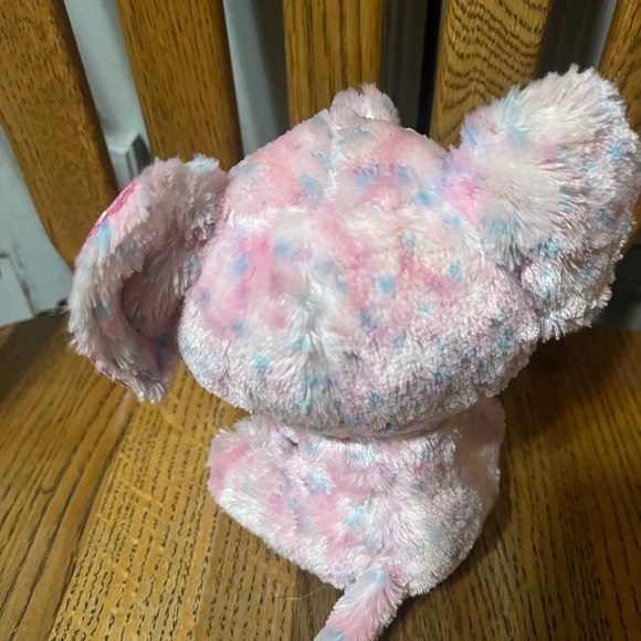Ty Beanie Boos Pink and White Elephant Plush - Picture 3 of 5
